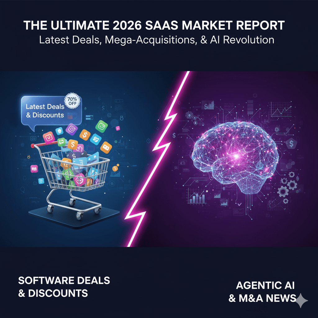 Locker.Ink | The Ultimate 2026 SaaS Market Report: Latest Deals, Mega-Acquisitions, & AI Revolution