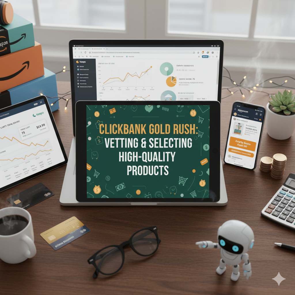 🔍 ClickBank Gold Rush: How to Vetting and Select High-Quality, Profitable Products for Affiliate Marketing