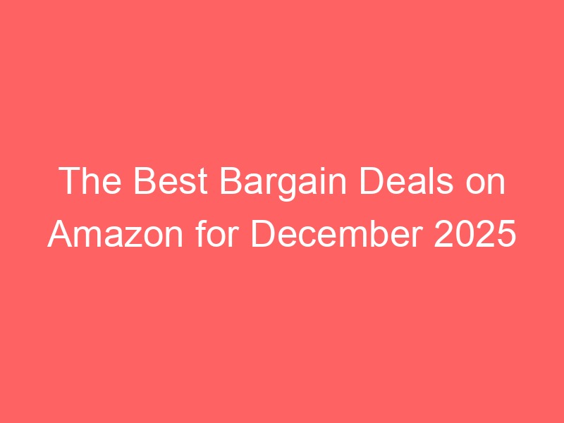 Locker.Ink | The Best Bargain Deals on Amazon for December 2025