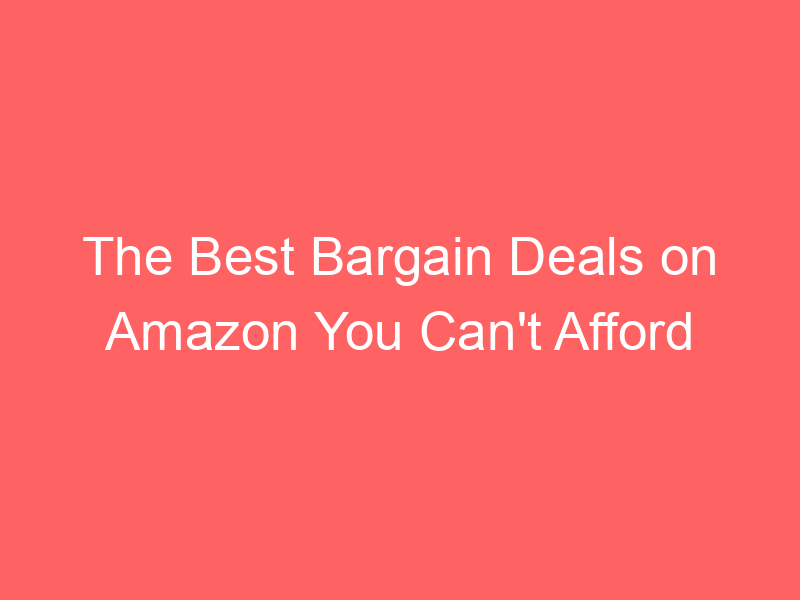 Locker.Ink | The Best Bargain Deals on Amazon You Can't Afford to Miss