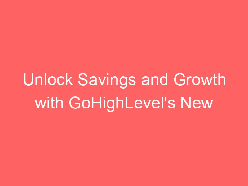 Locker.Ink | Unlock Savings and Growth with GoHighLevel's New Year Promotion