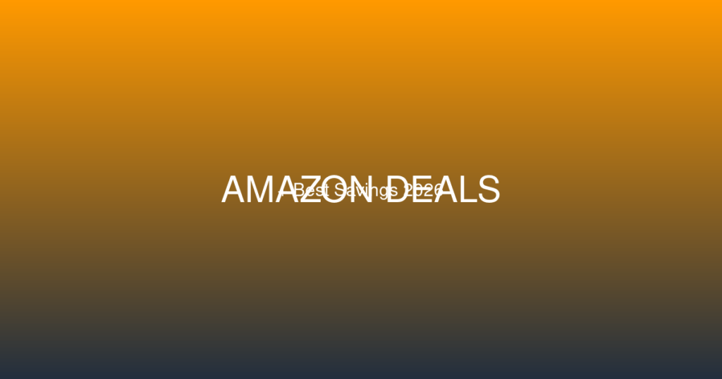 Amazon Best Deals and Savings Banner