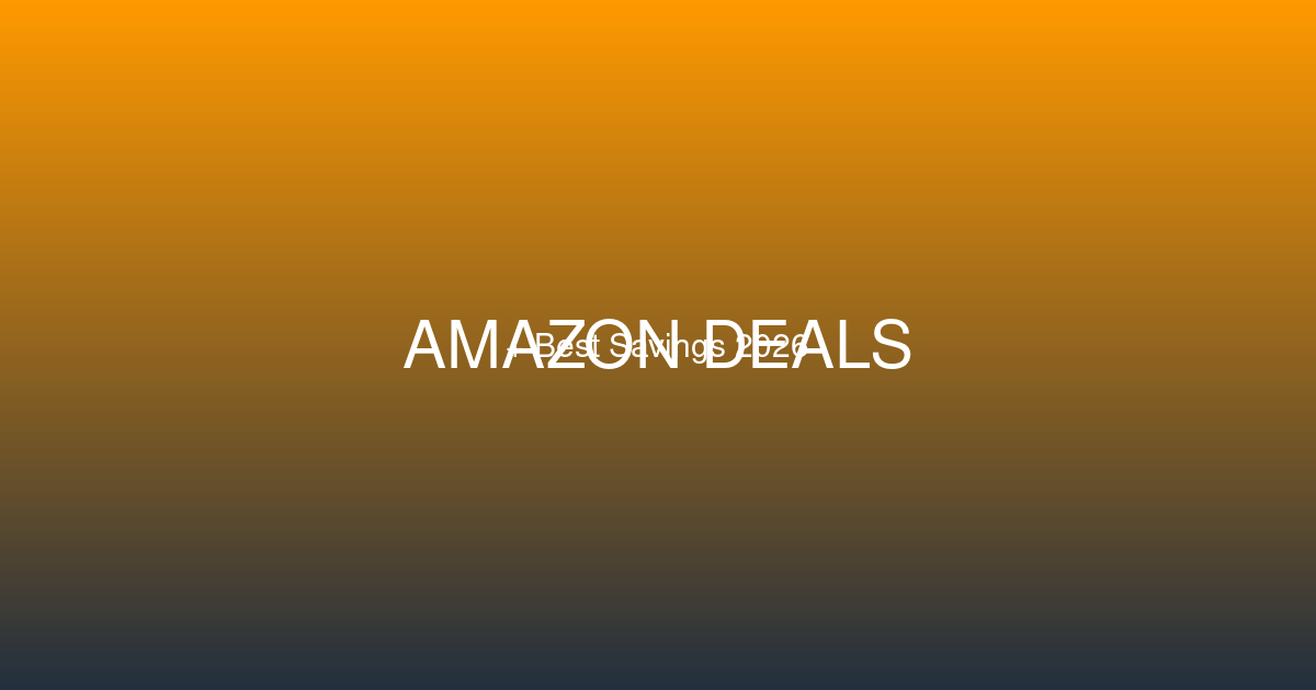Amazon Best Deals and Savings Banner